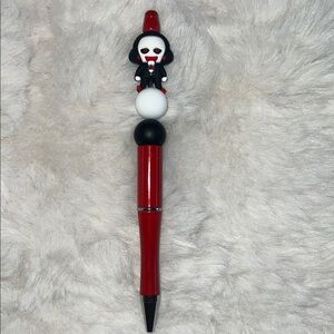 Saw Red and Black Horror Character Pen